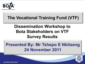 BCM VTF Study Presentation 21 Oct 2011