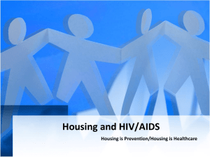 Housing and HIV/AIDS