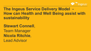 The Ingeus Service Delivery Model