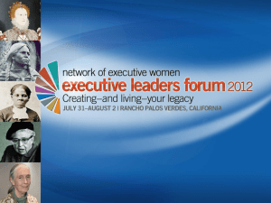 Presentation - Network of Executive Women