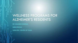 C Sharma - Wellness Program in Alzheimers