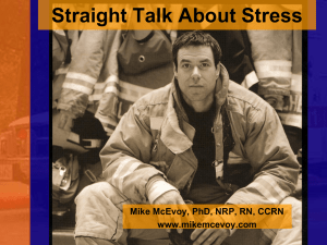 Straight Talk About Stress 2012