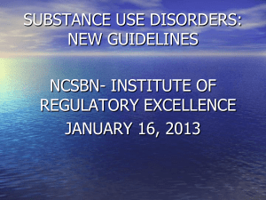 new guidelines - National Council of State Boards of Nursing