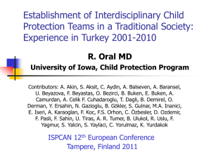 Establishment of Interdisciplinary Child Protection Teams