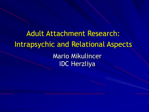attachment behavioral system