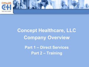 Concept Healthcare, LLC