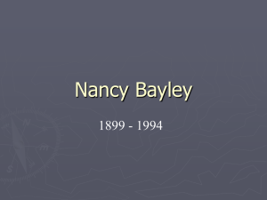 Nancy Bayley