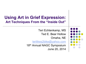 Using Art in Grief Expression A Survey of Three Art Techniques