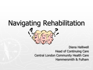 Di Halliwell Navigating Rehabilitation Presentation