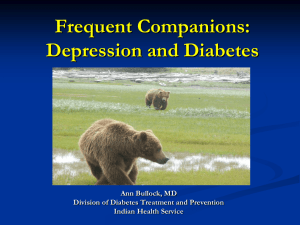 Diabetes and Depression: Bullock
