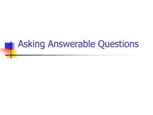 Asking Answerable Questions