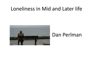 “Loneliness in Mid-and-Later Life”.