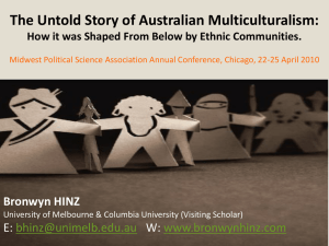 The Untold Story of Australian Multiculturalism: How
