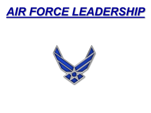AIR FORCE LEADERSHIP