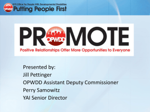 promote - New York State Association of Day Service Providers