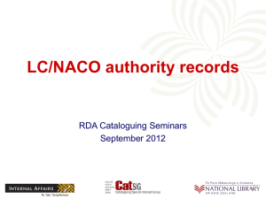 LC/NACO authority records