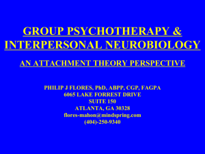 GROUP PSYCHOTHERAPY & INTERPERSONAL NEUROBIOLOGY