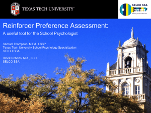 Handout 1 - Texas Association of School Psychologists