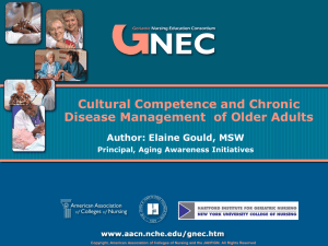 GNEC - Cultural Competence - Hartford Institute for Geriatric Nursing