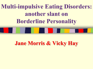 Multi-impulsive Eating Disorders