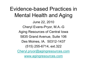 Evidence-based practices - University of Iowa College of Public Health