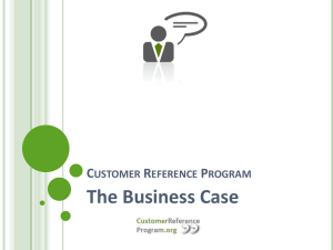 The Business Case for Customer Reference Programs