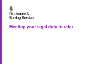 Meeting your legal duty to refer