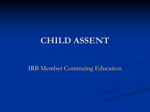 Child Assent