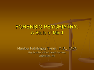 CME-2012-MPatalinjug-Forensic-Psychiatry
