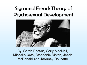 Sigmund Freud: Theory of Psychosexual Development