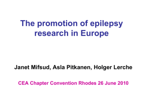 Promoting Epilepsy in Europe