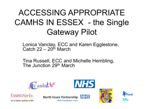 CAMHS Single Gateway