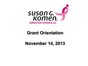 2014-2015 Grant Orientation Workshop Presentation