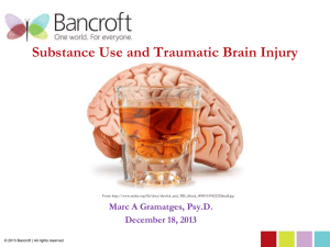 to the Substance Abuse and Traumatic Brain