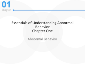 a PowerPoint Presentation of Chapter One