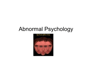 Abnormal Psychology Modules 48-55