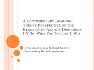 A Contemporary Learning Theory Perspective of the Etiology of