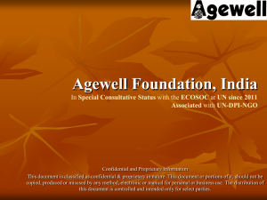 Agewell Foundation PowerPoint Presentation
