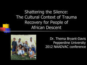 Thema Bryant-Davis: Keynote address