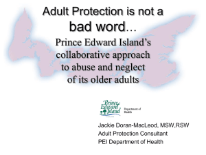 Adult Protection is not a bad word - Mms