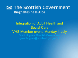 Scottish Government – Bill Presentation