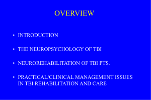 TBI - Brain & Cognitive Sciences