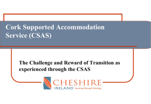 Supported Accomodation Project Cork