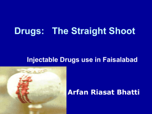 Drugs: The Straight Shoot