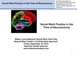 Social Work Practice in the Time of Neuroscience