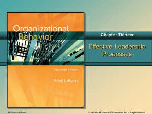 Chap013 - Organizational Behavior