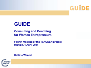 Guide Coaching for Women Entrepreneurs Munich