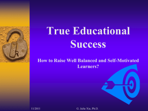 True Education Success PPT