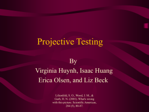 Projective Testing