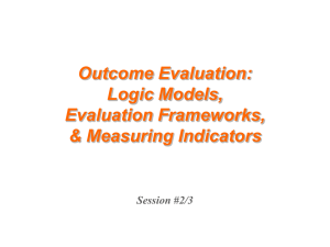 Implementing Outcome Evaluation (Part One)